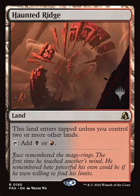 Haunted Ridge, carte 180p de Reality Fracture Promos