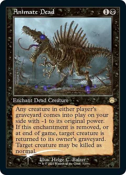 Animate Dead, card 7 from Judge Gift Cards 2022