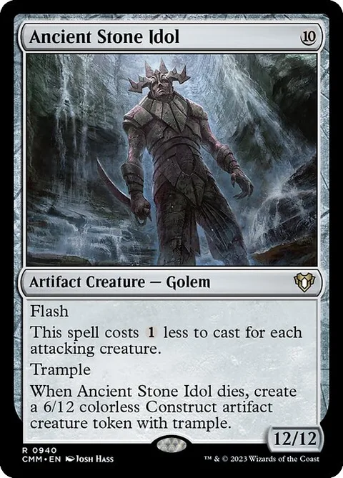 Ancient Stone Idol, card 940 from Commander Masters