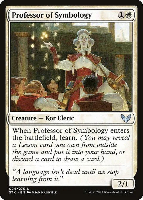 Professor of Symbology, carte 24 de Strixhaven: School of Mages