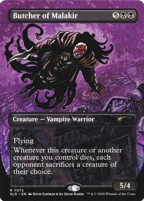 Butcher of Malakir, card 7072 from Secret Lair Drop
