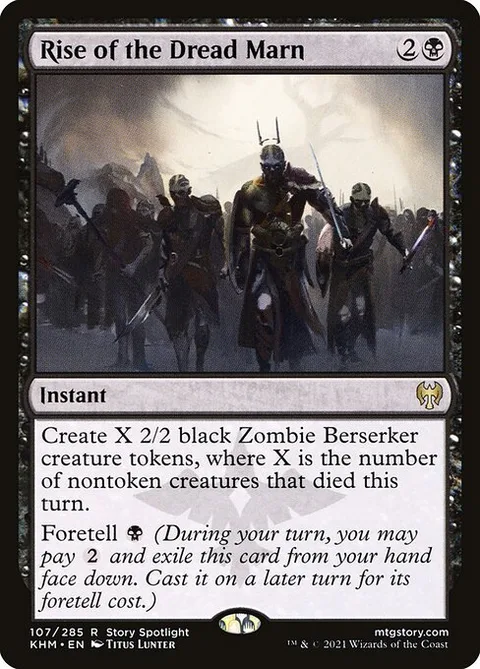 Rise of the Dread Marn, card 107 from Kaldheim