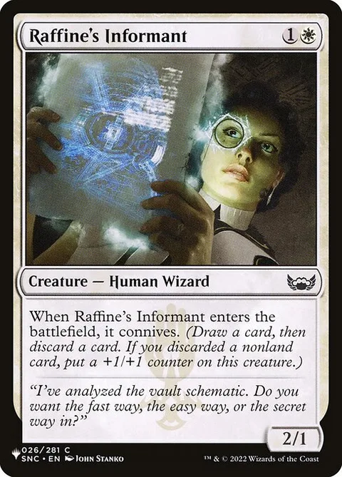Raffine's Informant, card SNC-26 from The List