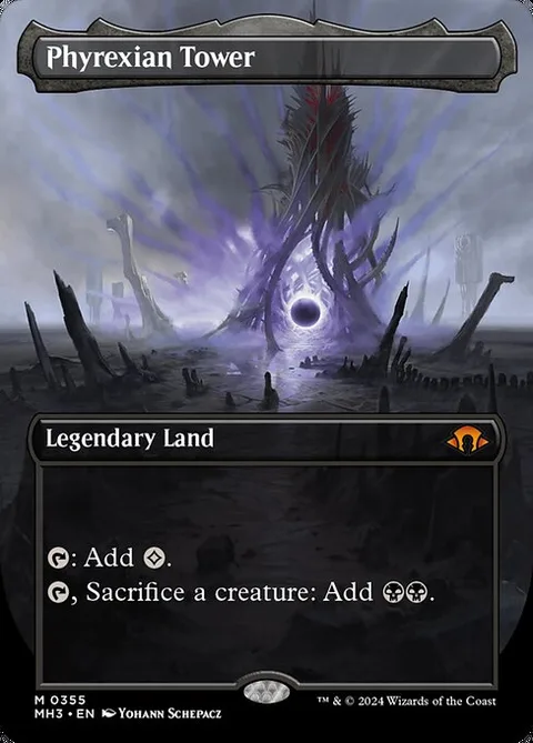 Phyrexian Tower, carte 355 de Modern Horizons 3