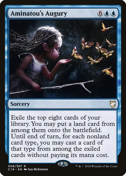 Aminatou's Augury, carte 6 de Commander 2018