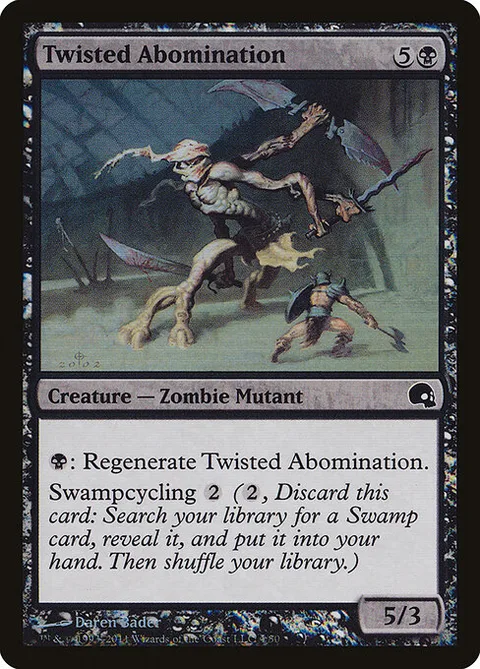 Twisted Abomination, card 4 from Premium Deck Series: Graveborn