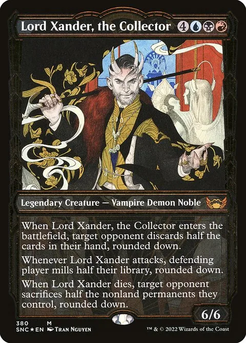 Lord Xander, the Collector, card 380 from Streets of New Capenna