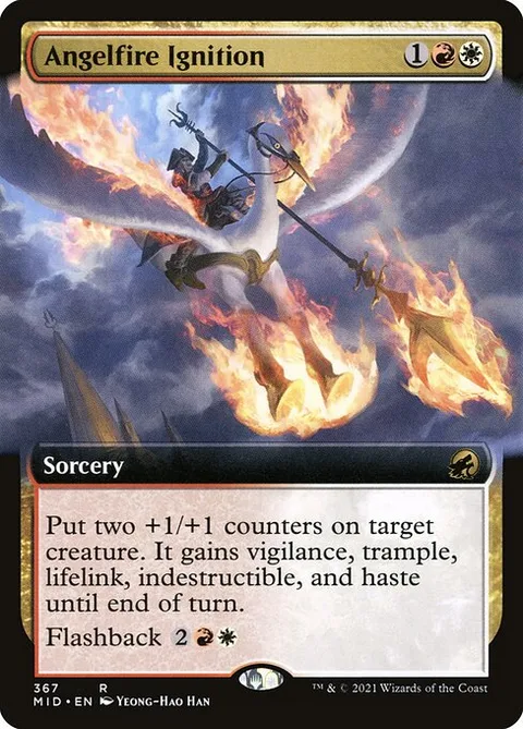 Angelfire Ignition, card 367 from Innistrad: Midnight Hunt