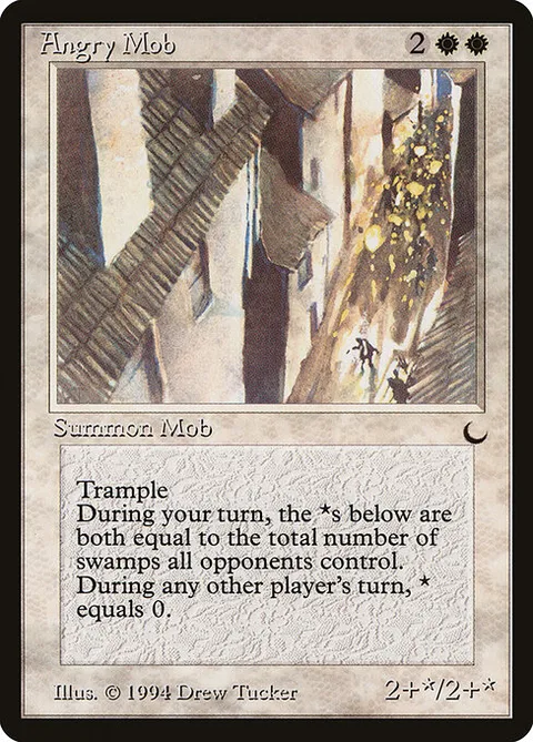 Angry Mob, card 1 from The Dark