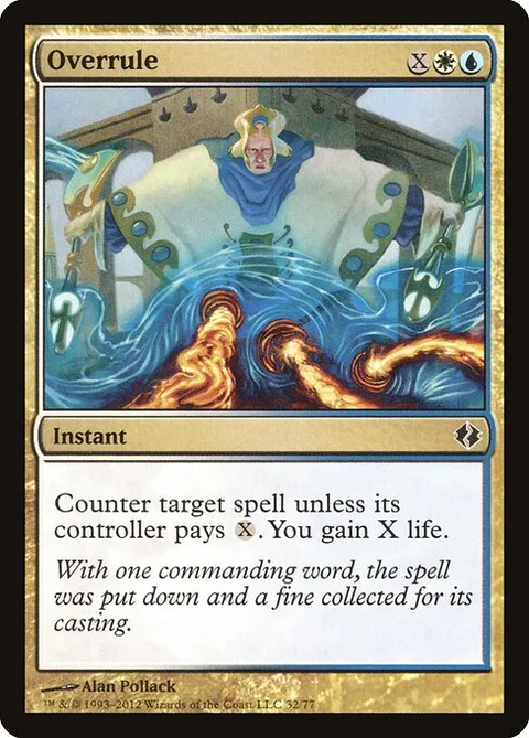 Overrule, card 32 from Duel Decks: Venser vs. Koth