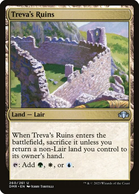 Treva's Ruins, carte 260 de Dominaria Remastered