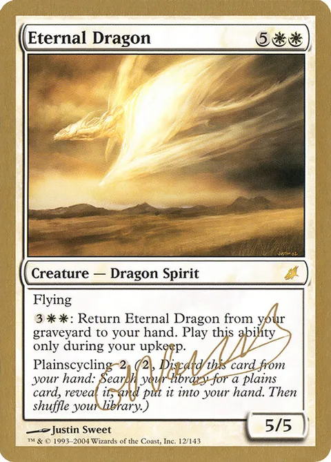 Eternal Dragon, card gn12a from World Championship Decks 2004