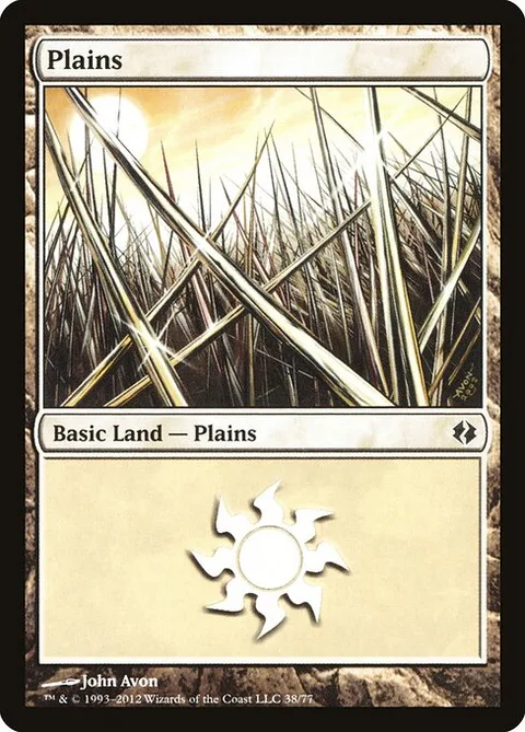 Plains, card 38 from Duel Decks: Venser vs. Koth