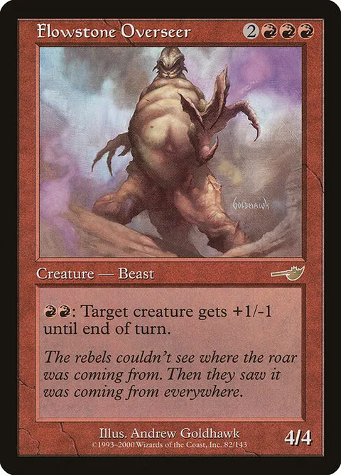 Flowstone Overseer, carte 82 de Nemesis