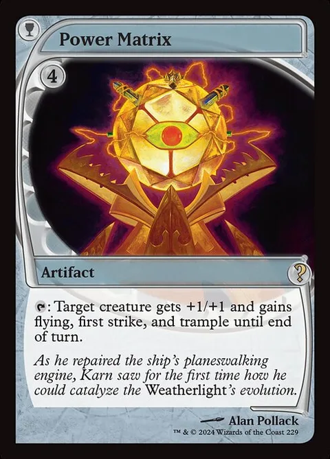 Power Matrix, card 229 from Mystery Booster 2