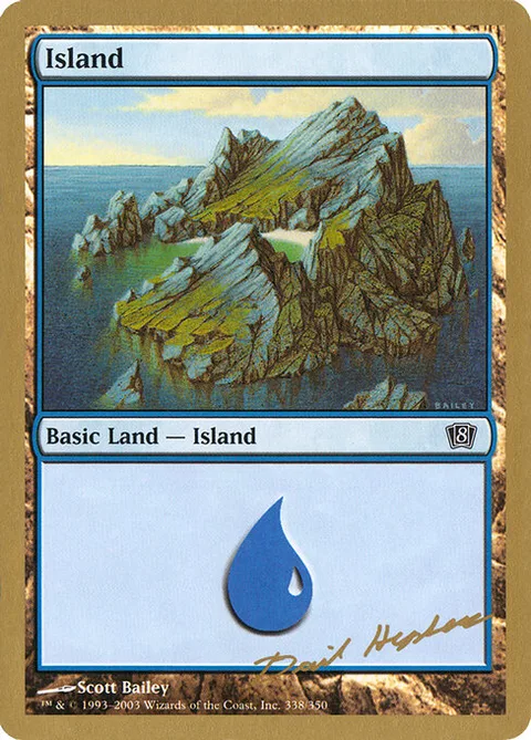 Island, carte dh338 de World Championship Decks 2003