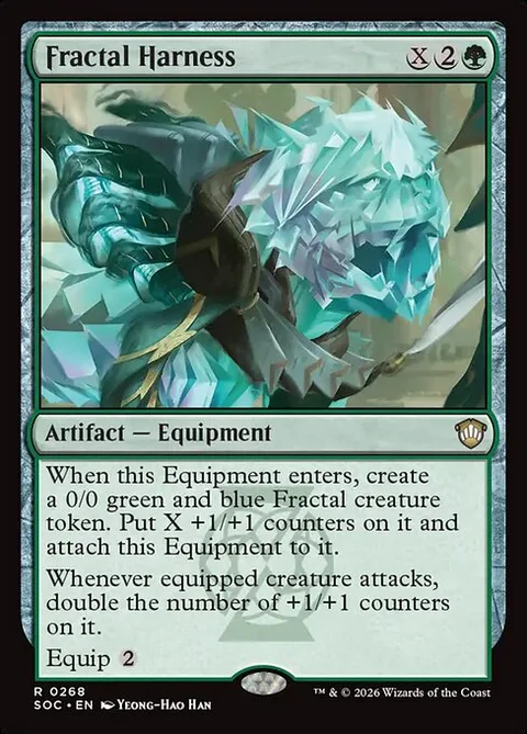 Fractal Harness, carte 268 de Secrets of Strixhaven Commander