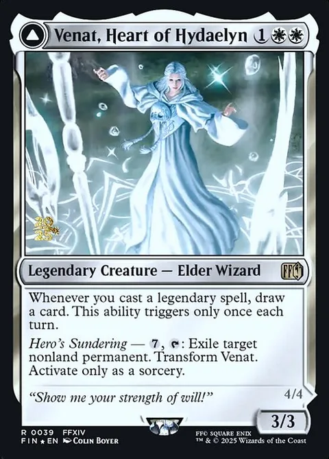 Venat, Heart of Hydaelyn // Hydaelyn, the Mothercrystal, card 39s from Final Fantasy Promos