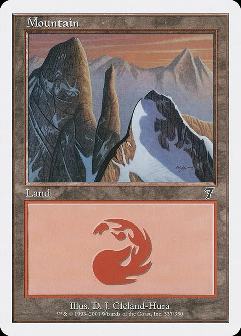 Mountain, carte 337 de Seventh Edition