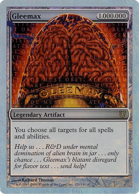 Gleemax, card 121★ from Unhinged