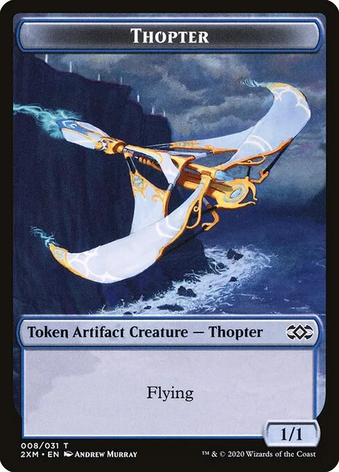 Thopter, card 8 from Double Masters Tokens