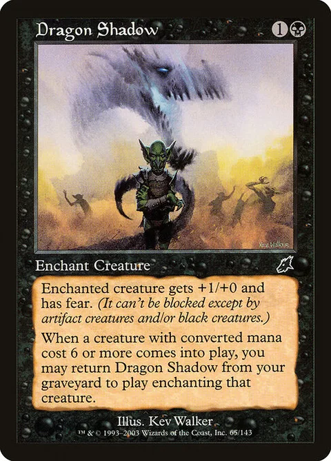Dragon Shadow, card 65 from Scourge