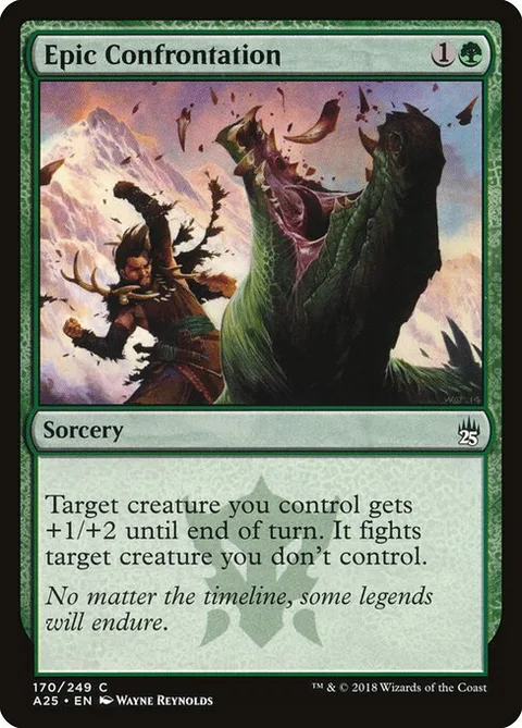 Epic Confrontation, card 170 from Masters 25