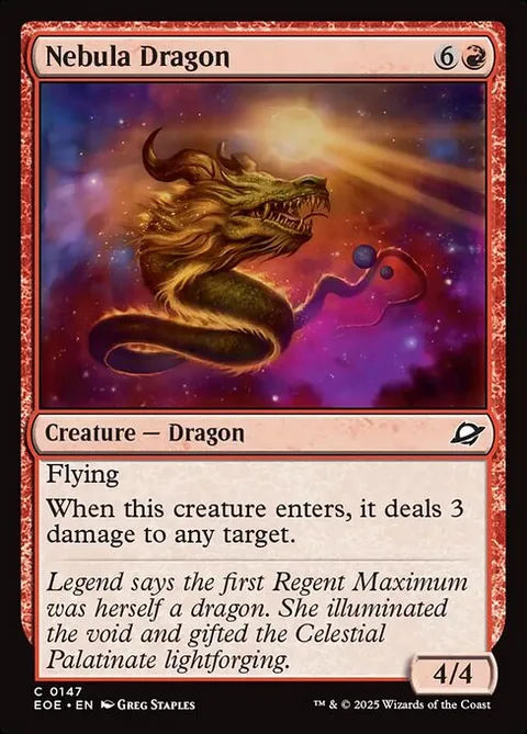 Nebula Dragon, carte 147 de Edge of Eternities