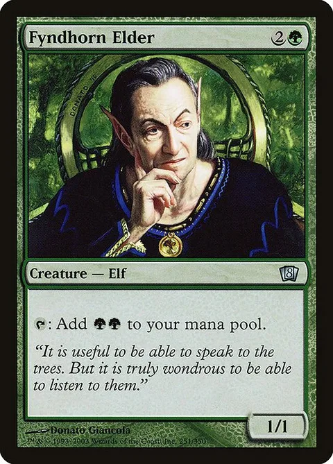 Fyndhorn Elder, carte 251★ de Eighth Edition