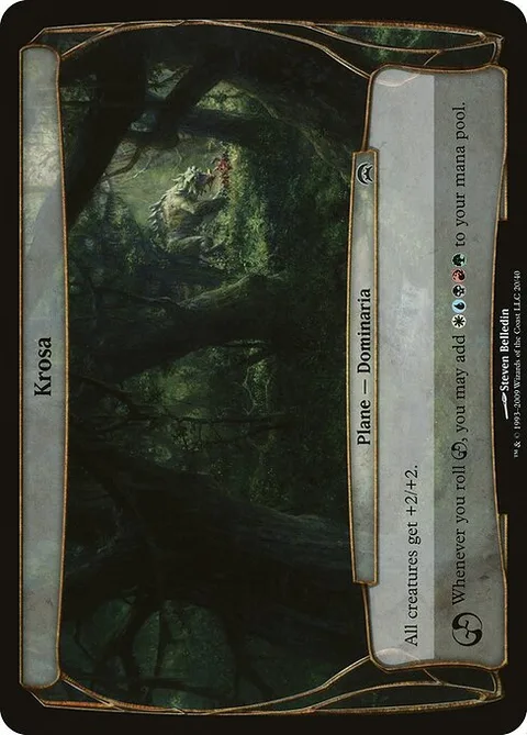 Krosa, card 20 from Planechase Planes