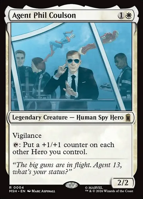 Agent Phil Coulson, card 4 from Marvel Super Heroes
