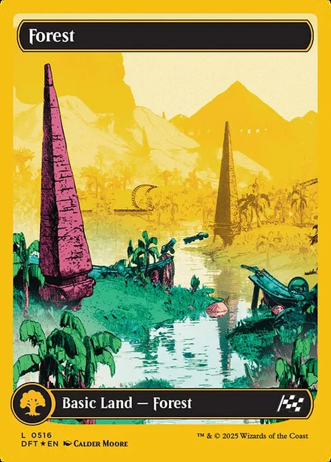 Forest, card 516 from Aetherdrift