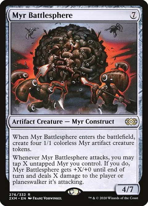 Myr Battlesphere, card 276 from Double Masters