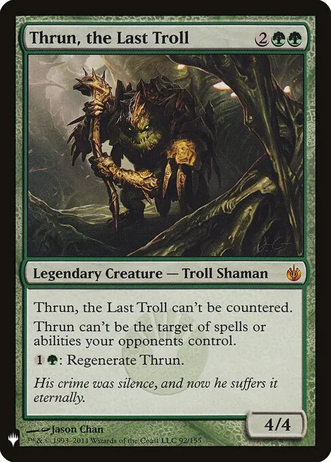 Thrun, the Last Troll, carte MBS-92 de The List