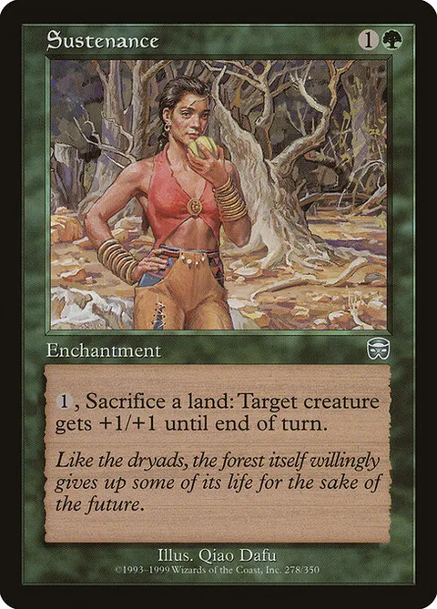 Sustenance, card 278 from Mercadian Masques