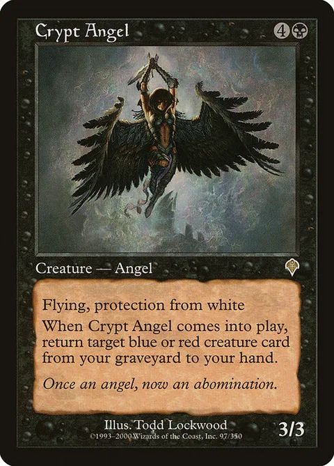 Crypt Angel, card 97 from Invasion