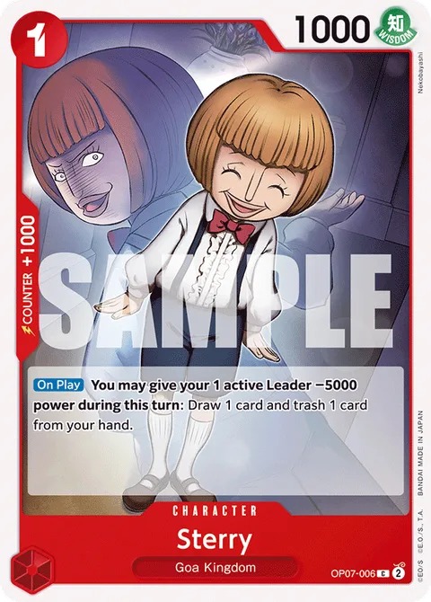 Sterry, card OP07-006 from 500 Years in the Future