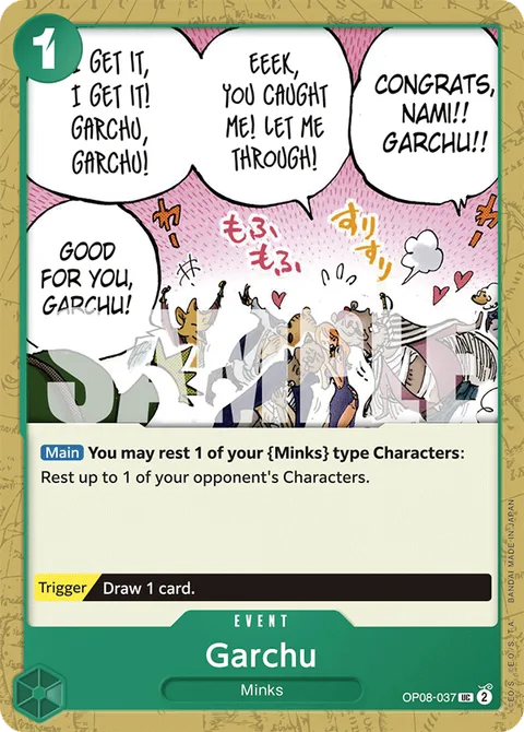 Garchu, card OP08-037 from Two Legends