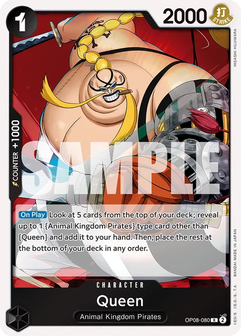 Queen, card OP08-080 from Two Legends
