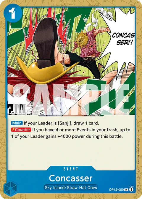 Concasser, carte OP12-059 de Legacy of the Master