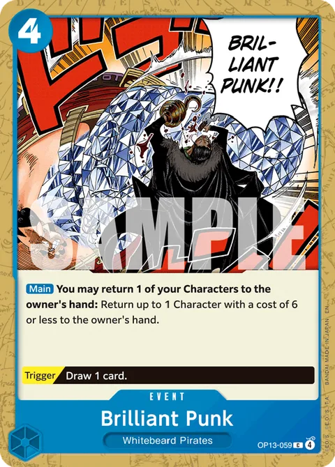 Brilliant Punk, card OP13-059 from Carrying On His Will