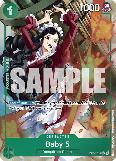 Baby 5 (OP04-032) (Full Art), card OP04-032 from Premium Booster -The Best-