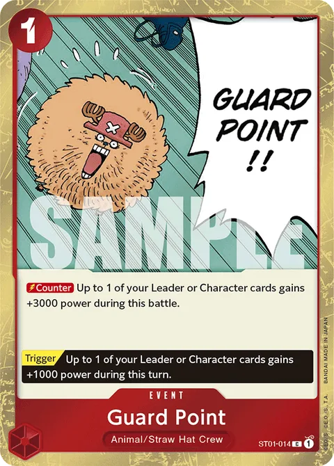 Guard Point (Jolly Roger Foil), card ST01-014 from Premium Booster -The Best-