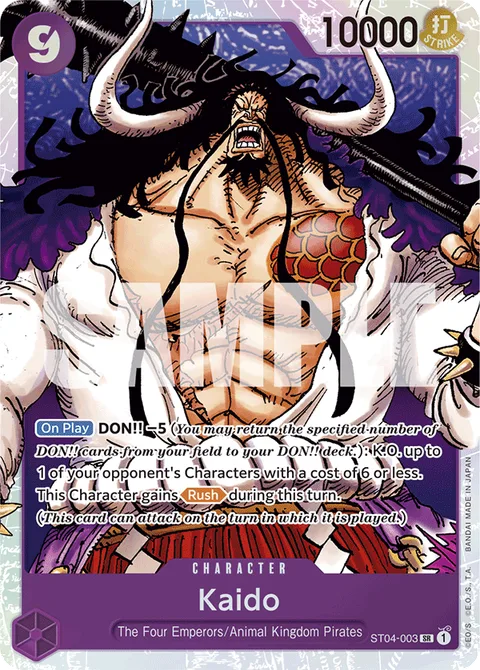 Kaido, card ST04-003 from Premium Booster -The Best-