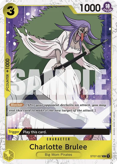 Charlotte Brulee (Jolly Roger Foil), card ST07-007 from Premium Booster -The Best-