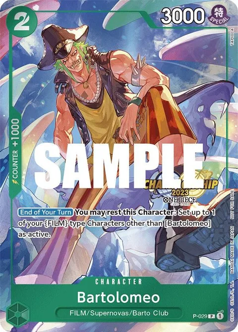 Bartolomeo (CS 2023 Event Pack), card P-029 from One Piece Promotion Cards