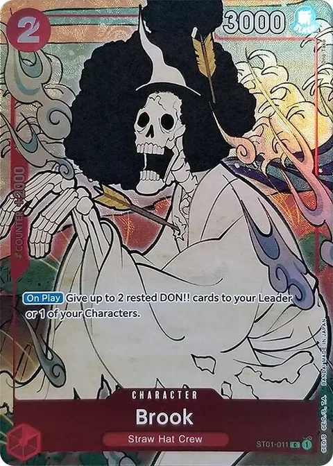 Brook (English Version 1st Anniversary Set), card ST01-011 from One Piece Promotion Cards