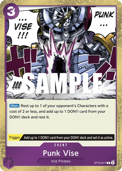 Punk Vise, card ST10-017 from Ultra Deck: The Three Captains