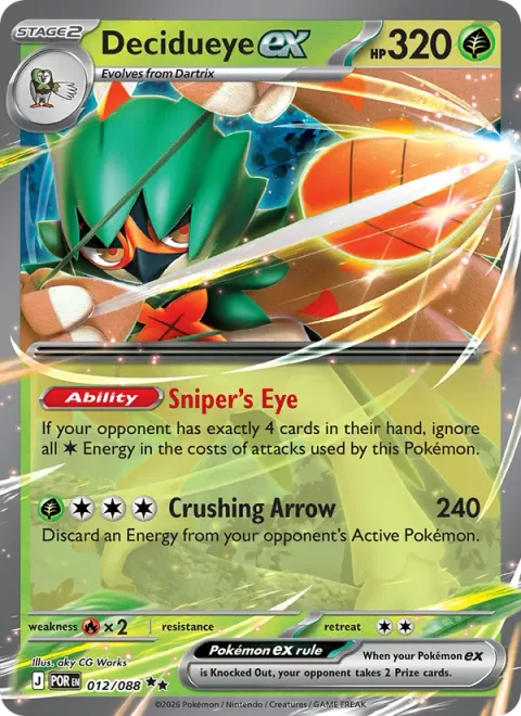 Decidueye ex, carte 012 de Perfect Order