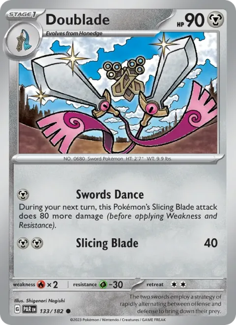 Doublade, carte 133 de Paradox Rift
